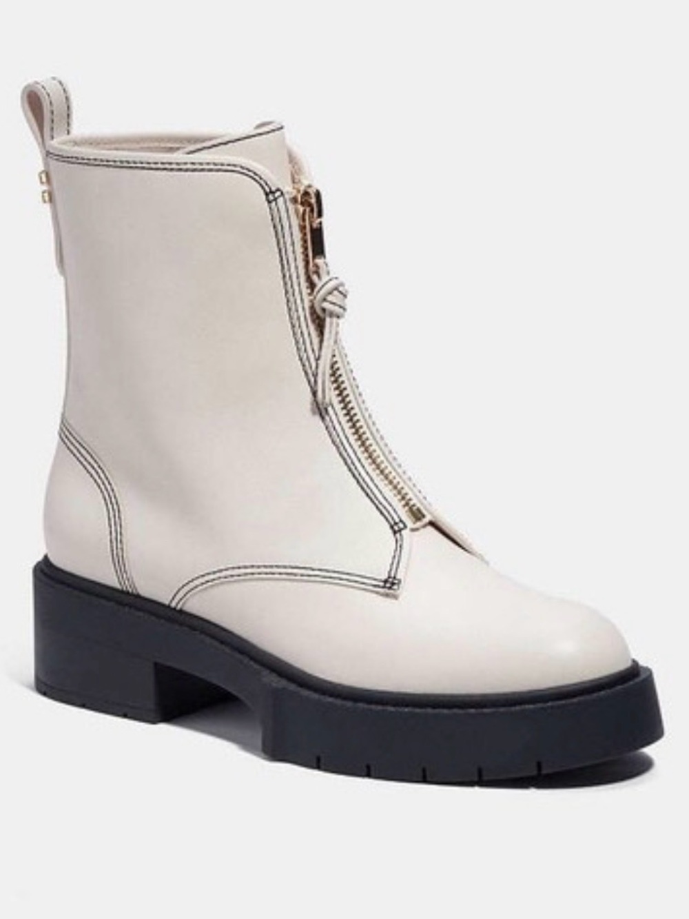 Coach Liza Leather Booties NWOT